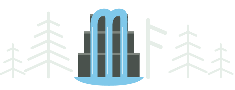 Maxwell Falls logo